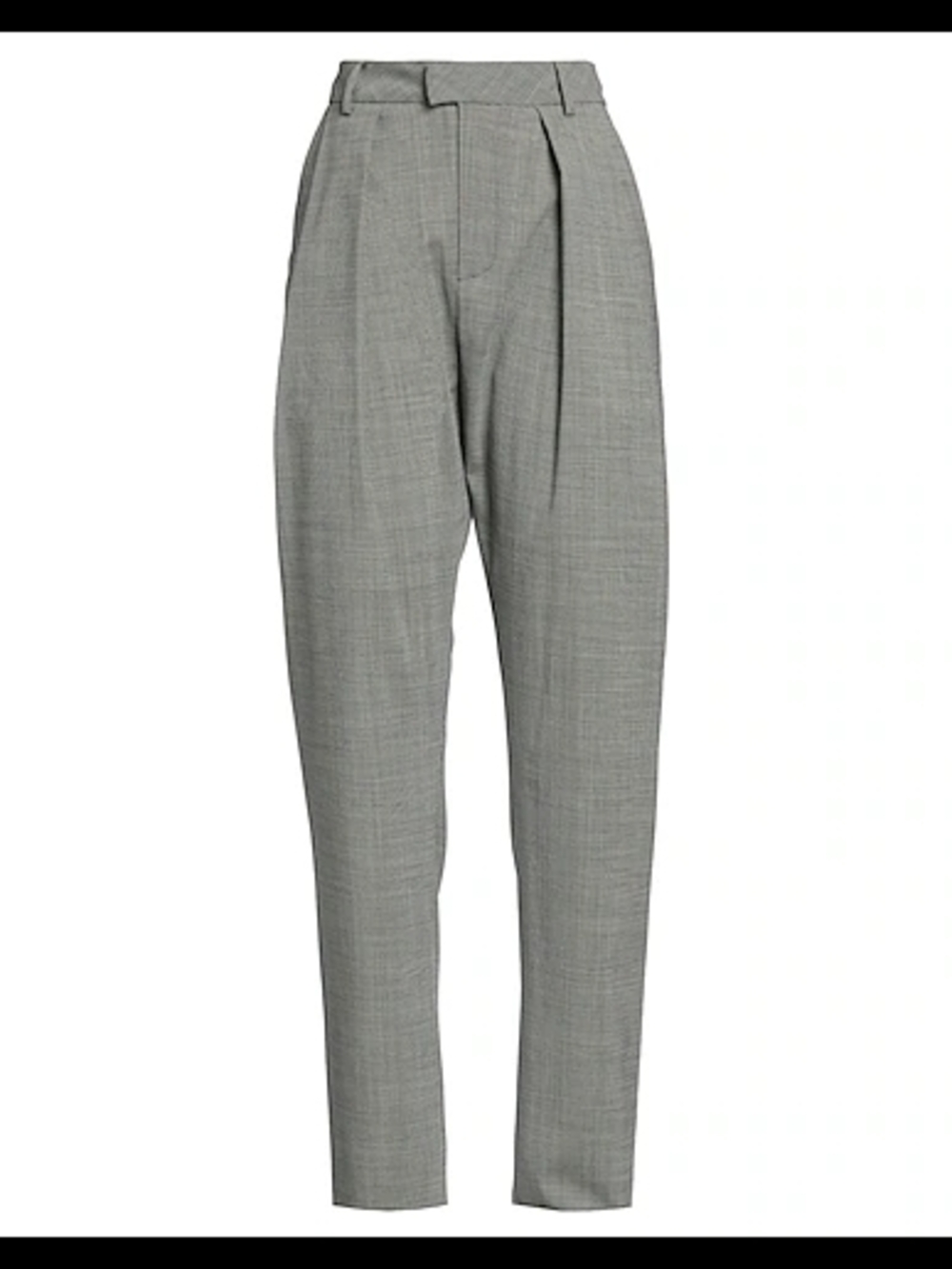 Women's Gray Pleated Dress Pants